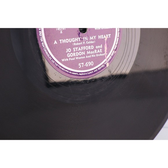 Jo Stafford, Gordon MacRae - Whispering Hope 1949 Polka 10" 78 rpm Record 57-690 - Picture 12 of 16